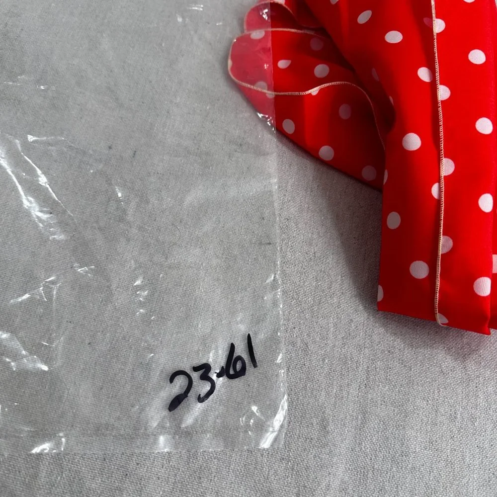 Vintage 50's  Ray Strauss all Polyester Rockabilly mid century scarf polka dot